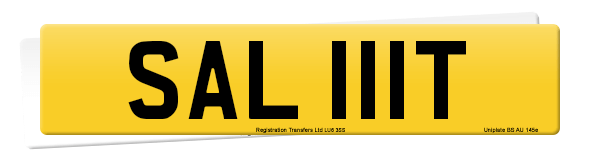 Registration number SAL 111T